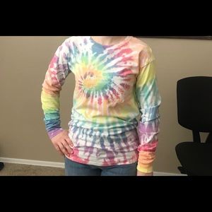 Ivory Ella Tie dye long sleeve, size xsmall